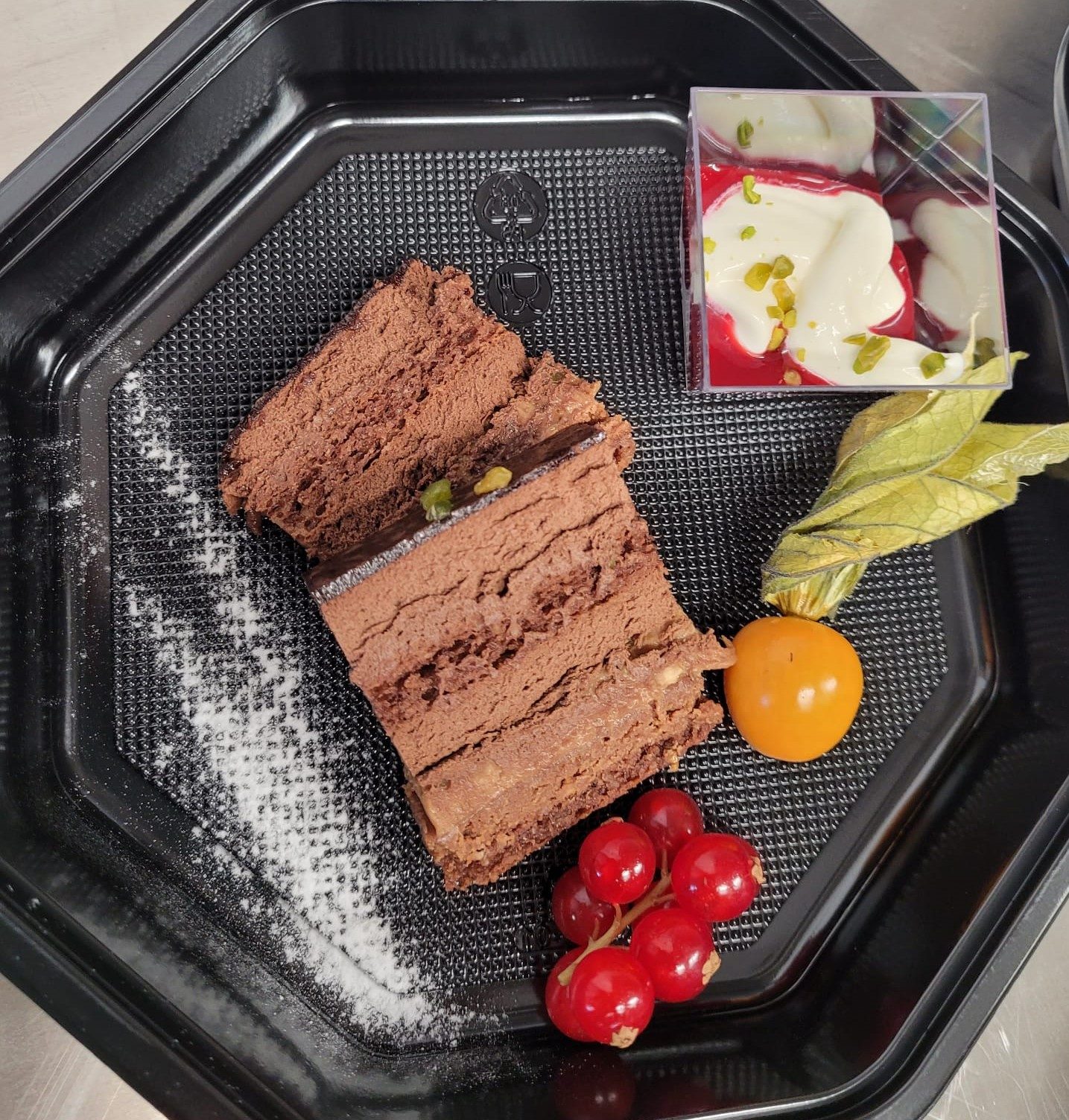 Dessert gourmand, délice au chocolat