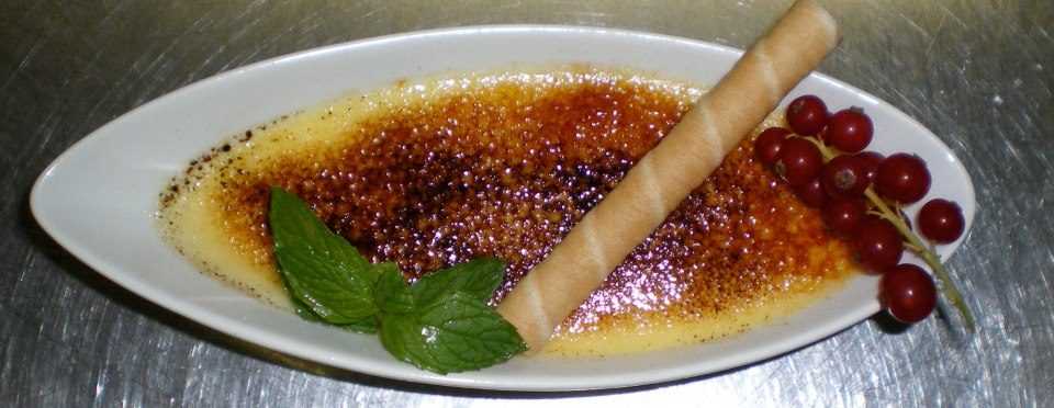 Crème brûlée maison