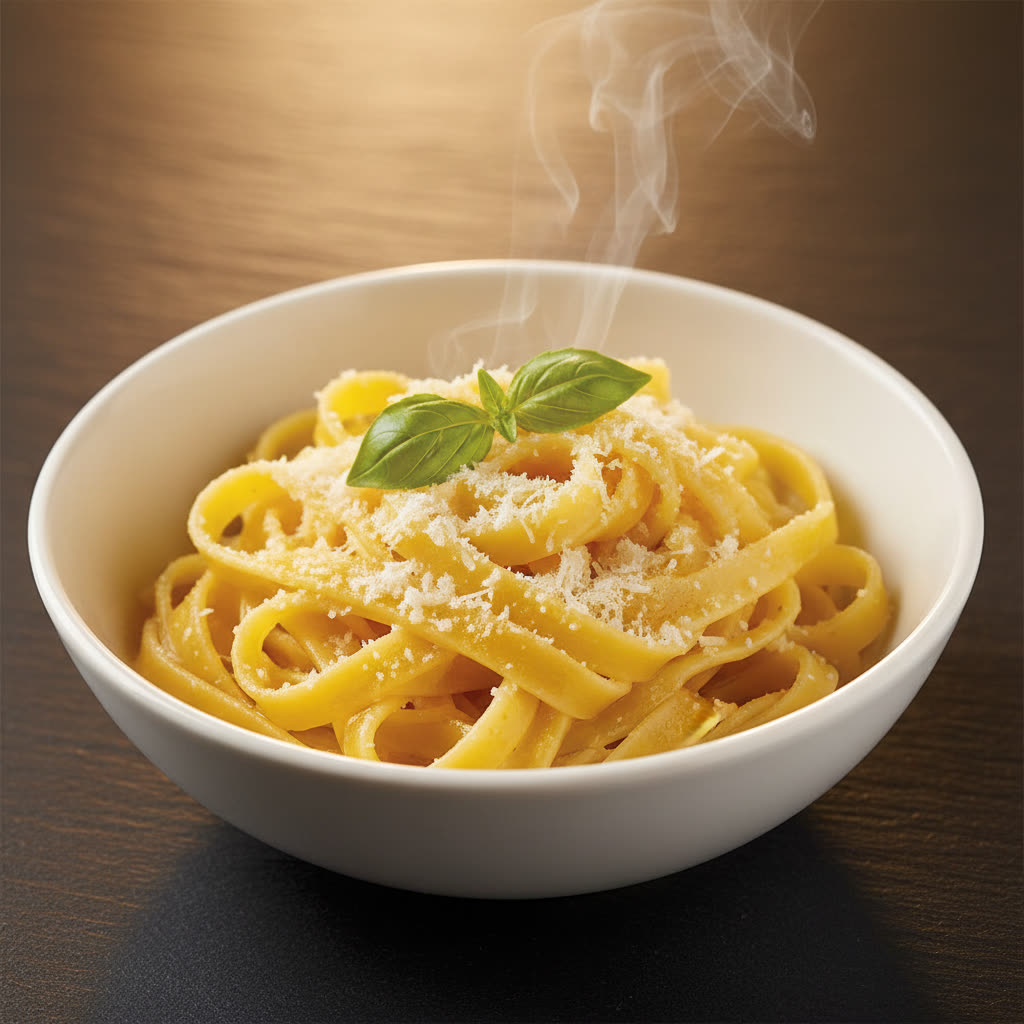 Nouilles au beurre parmesan